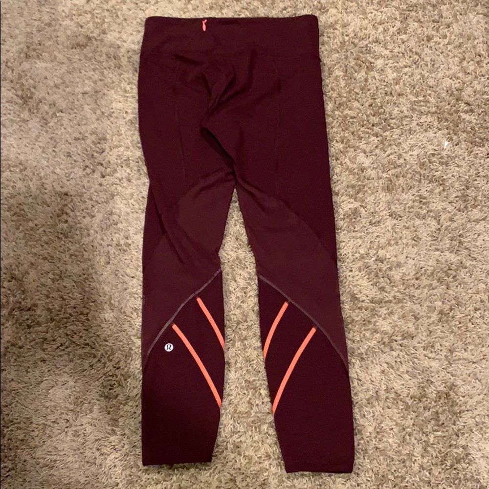 Lululemon pace rival mesh crop size 4